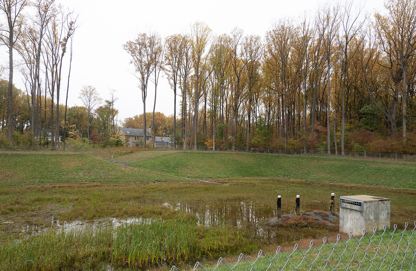Stormwater pond, MD